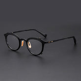 Wren Titanium Retro Hand Made Glasses Frame Cat Eye Frames Southood Black
